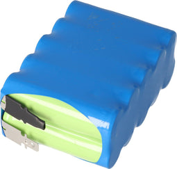 Batterij voor automatische deuren 12 volt 900 mAh Ni met 4,8 mm stekkercontacten