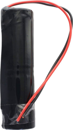 Batterij voor noodlicht NiCd 2.4V 4500mAh L1x2 Mono D met 200 mm kabel aan één zijde vervangt 2.4V-batterij