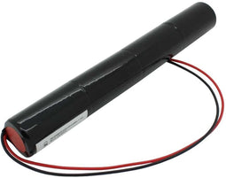 Batterij voor noodlicht NiCd 4.8V 4500mAh L1x4 Mono D met 200 mm kabel aan één zijde vervangt 4.8V batterij