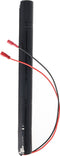 Batterij voor noodlicht NiCd 7.2V 2500mAh L1x6 Baby C met 300 mm kabel vervangt Beghelli 415258001