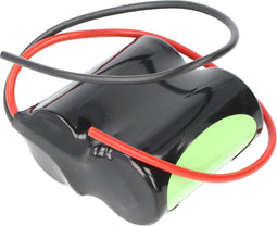 Batterij voor noodlicht NiMH 2.4V 4000mAh F1x2 Baby C met 200 mm kabel aan één zijde vervangt 2.4V batterij