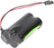 Batterij voor noodlicht NiMH 4.8V 1100mAh F2 + 2 Mignon AA met 150 mm kabel & stekker vervangt Inotec 890014