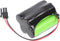 Batterij voor noodlicht NiMH 4.8V 1100mAh F2 + 2 Mignon AA met 150 mm kabel & stekker vervangt Inotec 890014