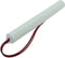Batterij voor noodlicht NiMH 4.8V 2500mAh L1x4 Sub-C met 200 mm kabel aan één zijde vervangt 4.8V batterij