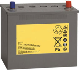 Batterij voor Poliscan Speed Vitronic, vervangende batterij 12 volt 60Ah A-polige aansluiting