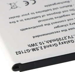 Batterij voor Samsung Galaxy Grand 2 Duos, EB-B220AC, EB665468LU