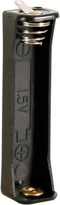 Batterijhouder Voor 1 X Aaa-Cel (Met Soldeerlippen)