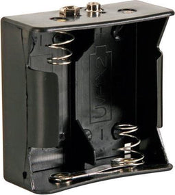 Batterijhouder Voor 2 X D-Cell (Voor Batterijclips)