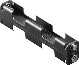 Batterijhouder voor 4 AA-batterijen - push-on bevestiging - versie 4