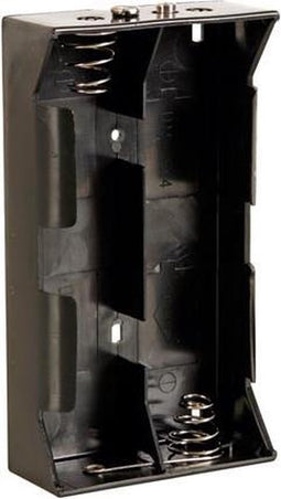 Batterijhouder Voor 4 X D-Batterijen (Met Batterijclips)