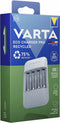 Batterijlader Varta voor 4 AA/AAA batterijen