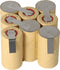 Batterijpakket voor zelfinstallatie voor de Würth Master SD 9.6 batterij 0700 980 213 NiMH 2.0Ah, afmetingen 78x62x43mm