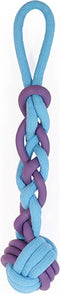 Battersea touw / rubber tug blauw 38x8 cm