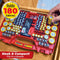 Battery Daddy Dubbelzijdige Batterijbox case met Batterij Tester- Batterij organizer houder bewaardoos voor 180 batterijen - Batterij opbergdoos met handvat - Geschikt voor AA-, AAA-, 9-Volt-, C-, knoopcel- en D-batterijen