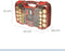 Battery Daddy Dubbelzijdige Batterijbox case met Batterij Tester- Batterij organizer houder bewaardoos voor 180 batterijen - Batterij opbergdoos met handvat - Geschikt voor AA-, AAA-, 9-Volt-, C-, knoopcel- en D-batterijen