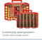 Battery Daddy Dubbelzijdige Batterijbox case met Batterij Tester- Batterij organizer houder bewaardoos voor 250 batterijen - Batterij opbergdoos met handvat - Geschikt voor AA-, AAA-, 9-Volt-, C-, knoopcel- en D-batterijen