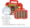 Battery Daddy Dubbelzijdige Batterijbox case met Batterij Tester- Batterij organizer houder bewaardoos voor 150 batterijen - Batterij opbergdoos met handvat - Geschikt voor AA-, AAA-, 9-Volt-, C-, knoopcel- en D-batterijen