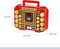 Battery Daddy Dubbelzijdige Batterijbox case met Batterij Tester- Batterij organizer houder bewaardoos voor 150 batterijen - Batterij opbergdoos met handvat - Geschikt voor AA-, AAA-, 9-Volt-, C-, knoopcel- en D-batterijen