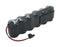 Battery pack 9.0V F1x6 Procell MN1300 with 130mm cable and plug suitable for Delta Dore 1285001