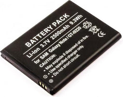 Battery SAMSUNG Galaxy Note, GT-I9220, Li-ion, 3,7V, 2500mAh, 9,3Wh