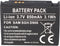 Battery SAMSUNG SGH D900, Li-ion, 3,7V, 850mAh, 3,1Wh