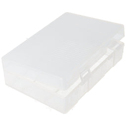 Battery storage box for 4x 26650 max. Battery length at 71.2mm, the 26650 AccuSafe