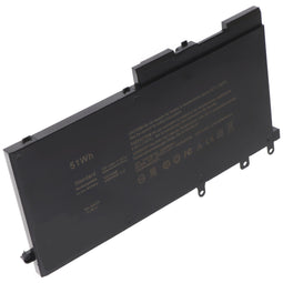 Battery suitable for Dell Latitude 5280, 5480, Li-Polymer, 11.4V, 4470mAh, 51Wh