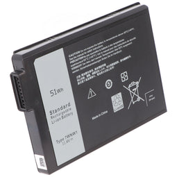 Battery suitable for Dell Latitude 5420, Li-Polymer, 11.4V, 4740mAh, 54Wh