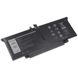 Battery suitable for Dell Latitude 7310, 7410, Li-Polymer, 11.4V, 3420mAh, 39Wh