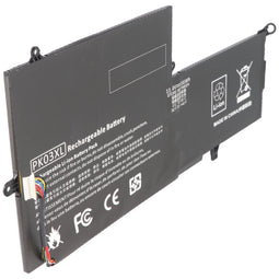 Battery suitable for HP Specter Pro X360, Li-Polymer, 11.4V, 4900mAh, 56Wh, black