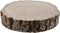 J-Line decoratief schors - schijf - hout - bruin & glitter - small - woonaccessoires