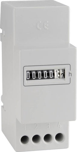 Bauser 666.6/008-022-0-1-001 Bedrijfsurenteller voor DIN-rail 660-serie