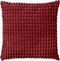 Dutch Decor ROME - Sierkussen 45x45 cm - 100% polyester - effen kleur - Merlot - rood - Inclusief binnenkussen