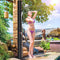 Merkloos Zonnedouche 35L - Solar Tuindouche met Voetdouche en Draaibare Regendouchekop - Warm Water tot 60°C - Zwart