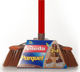 Vileda 2in1- Parketborstel / Parketborstel met Stiehl