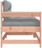 vidaXL - Tuinstoelen - 2 - st - met - kussens - massief - douglashout