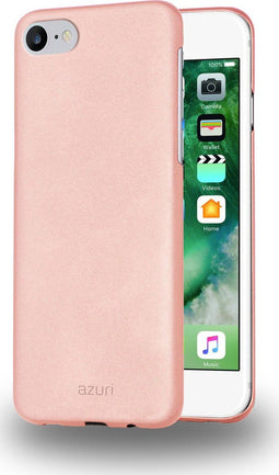 Azuri iPhone 7/8 - Back Cover - Soft touch coating - Goudroze