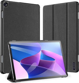 Dux Ducis Tablet Hoes Geschikt voor Lenovo Tab M10 (3rd gen) - Dux Ducis Domo Bookcase - Zwart