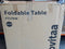 Novitaa Inklapbare Tafel - Camping tafel - Klaptafel - 170 x 74 cm - Vouwtafel - 4 - 6 Personen - Wit - FT170W