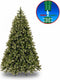 Bayberry kunstkerstboom - 213 cm - groen - Ø 140 cm - 1.539 tips - 550 ledlampjes - metalen voet