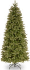 Bayberry kunstkerstboom smal - 228 cm - groen - Ø 109 cm - 1.268 tips - metalen voet