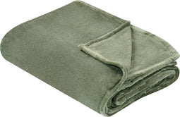 BAYBURT - Deken - Groen - 150 x 200 cm - Polyester