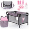 Bayer Design - Babypop Care Set 11 in 1 - Grijs met Fee