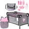 Bayer Design - Babypop Care Set 11 in 1 - Grijs met Fee