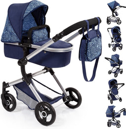 Bayer Design - Combi Poppenwagen Neo Vario - Blauw
