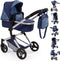 Bayer Design - Combi Poppenwagen Neo Vario - Blauw