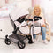 Bayer Design - Combi Poppenwagen Xeo, tas, beige, jeans-grijs