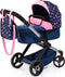 Bayer Design - Combi Poppenwagen Xeo, tas, blauw, roze, fee