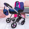 Bayer Design - Poppenwagen Style - Donkerblauw met Hartjes en Eenhoorn