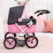 Bayer Design - Poppenwagen Trendy in zwart, wit/roze